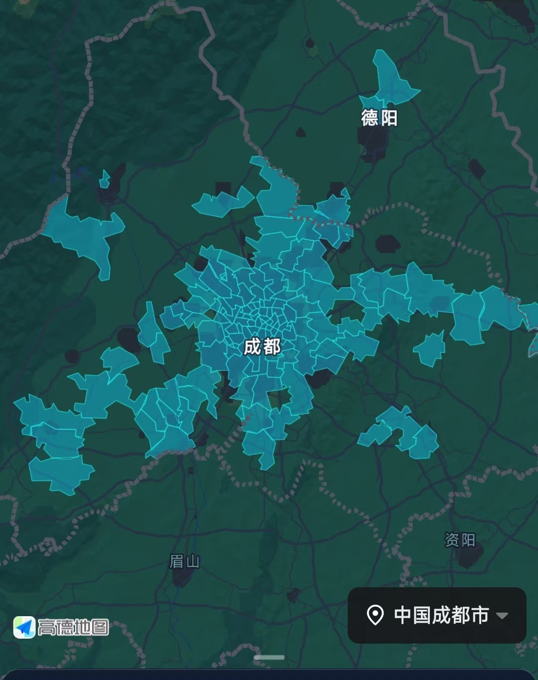 Every street I have walked, mapped on Amap.